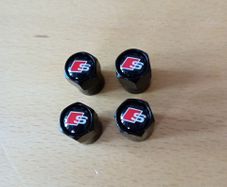 Brand New Audi S-Line Black Dust Caps x4