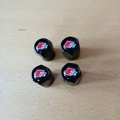 Brand New Audi S-Line Black Dust Caps x4