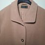 womens BLARNEY WOOLEN MILLS wool cashmere coat 3/4 lenght jacket brown tan camel Size UK 18 EU 44 Image 3