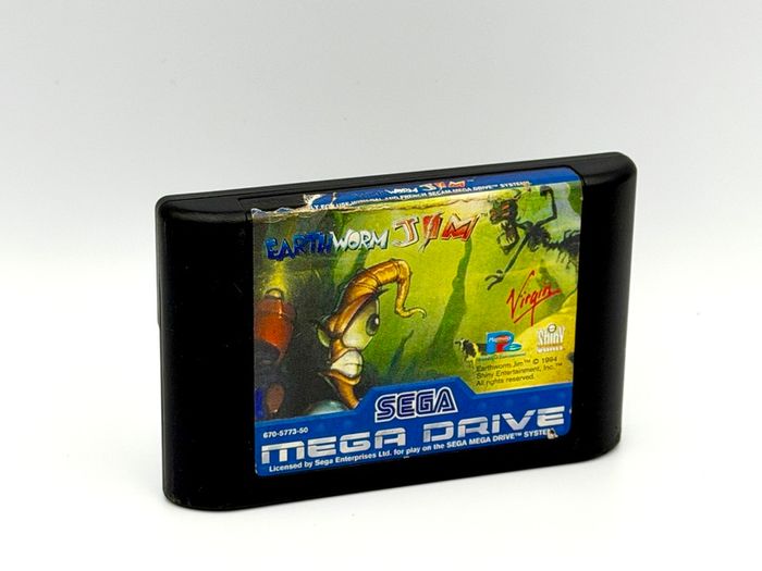 Earthworm Jim for Sega Mega Drive - Cartridge
