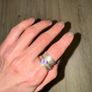 Anti-stress spinning silver ring 52 Image 2