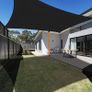 Sun Shade Sail 2m x 3m Rectangular Waterproof Garden Sun Sail Outdoor Patio Party Sunscreen Awning Canopy 98% UV Block With Rope Image 5