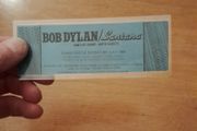 Bob Dylan replica concert ticket