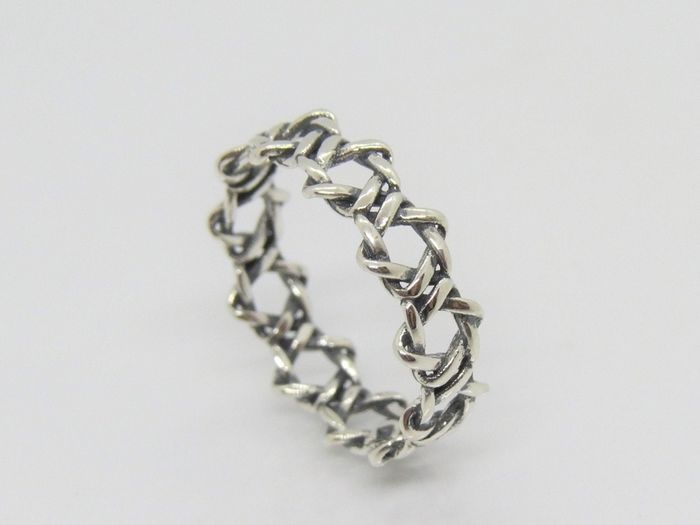 Vintage Silver Ring Star of David