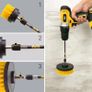 3Pcs/Set Electric Scrubber Brush Drill Brush Kit Plastic Round Cleaning Brush For Carpet Glass Car Tires Nylon Brushes 2/3.5/4'' Image 2