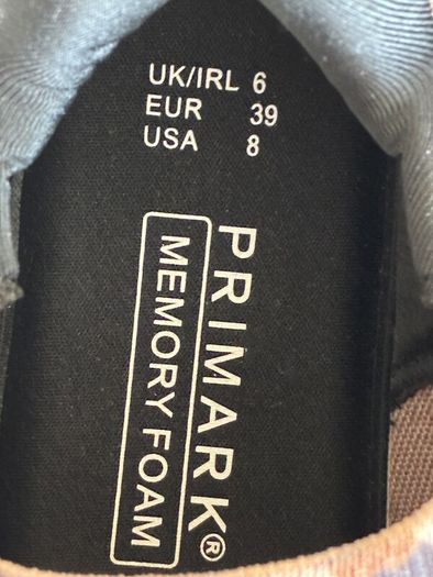 Brand-new Ladies Leopard Print Memory Foam Casual Sneakers from Primark
