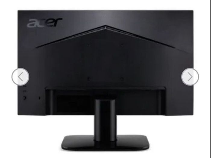 Black acer gaming monitor