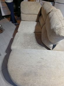free leather and material sofa