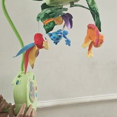 2 kids cot mobile