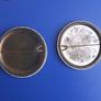 MR. MEN (Mr Spendy & Mr Bump) - two large size button badges MANSFIELD GENERAL HOSPITAL and HUDDERSFIELD & BRADFORD building society (55mm dia.) Image 4