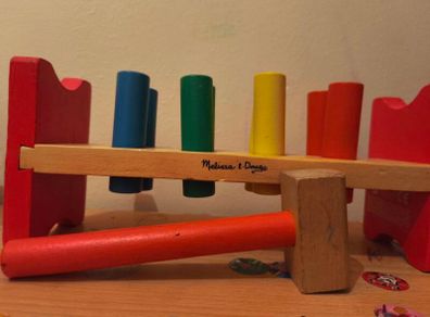 Melissa and Doug hammer toy
