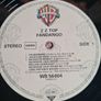 Zz Top Fandango Vinyl Record Lp Album 1975 Image 3