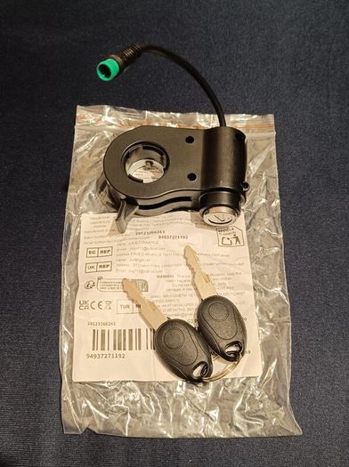 Original Lock with Throttle for Kukirin G2 Pro / G2 Max Electric Scooter New Lock with Key Kugoo Scooter Parts