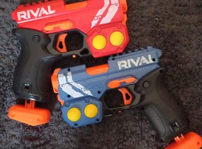 Pair of NERF Rival Knockout XX-100 Blasters