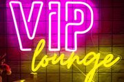 NEW SALE | VIP Lounge Neon Signs for Wall Decor LED Neon Light for Room Decor VIP Light up Sign with USB Powered for Home Decor, Hotel, Club, Cafe, Bar, Office, Shopping Mall (Pink&amp;Lemon Yellow)