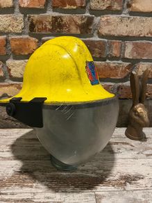 vintage fire helmet