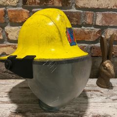 vintage fire helmet