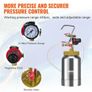 NEW SALE | Spray Paint Pressure Pot Tank, 2L/0.5gal Lightweight Air Paint Pressure Pot, 1.8mm Nozzle Spray Paint Gun 3m Hoses for Home Decoration Architecture Construction Automotive Painting, 45PSI Max Image 3