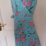 Cotton wrap sleeveless dress size 10 knee length Image 10