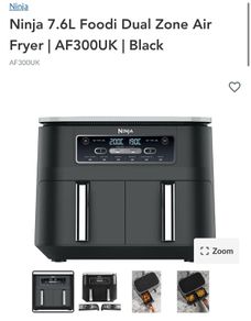 Ninja Dual Airfryer 7.6L (AF300UK)
