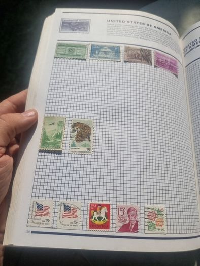 Stanley Gibbons World Collector Stamp Album With Many Stamps Included