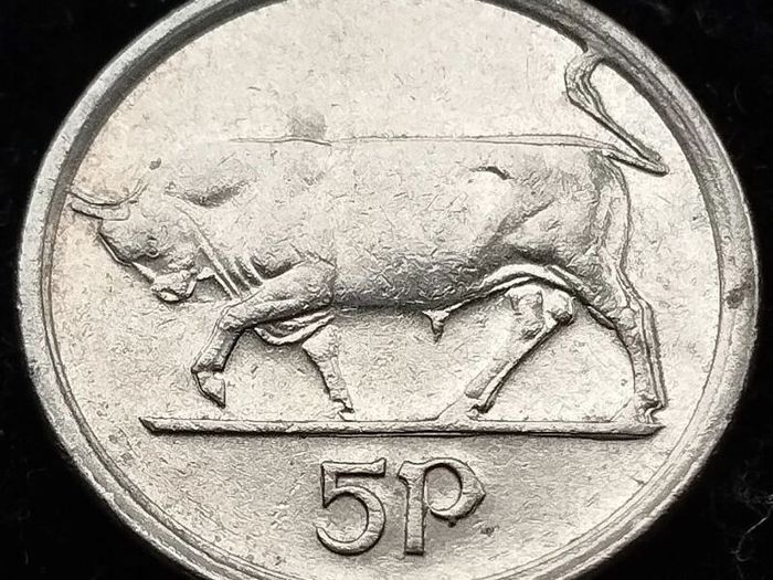 [#2096] - Ireland 1996 | ERROR | Irish 5p | 5 Pence | KM.28