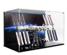 Lego International Space Station & Wicked Brick Display Case