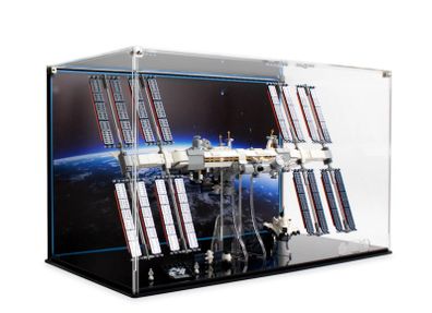Lego International Space Station & Wicked Brick Display Case
