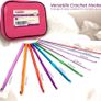 NEW SALE | Crochet Hooks Set 100 PCS - Aluminium Crochet Hook Set in Various Sizes with Plastic Knitting Needles, Stitch Holders & Other Knitting Accessorie Image 7