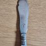 Late 1890' Antique Silver Plated & Mother of Pearl Jam Spoon and Butter Knives Image 6