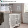 Mamas and papas nimbus white cot Image 2