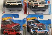 Nissan Patrol Custom, Jeep Cherokee, Chevy Blazer - Hot wheels