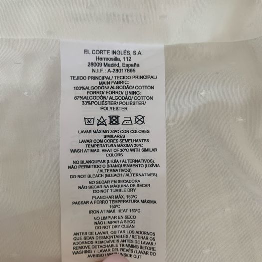 Off white jacket. Size 10