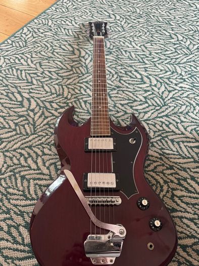 Vintage 1970s Sakai SG-Style Electric Guitar Made in Japan
