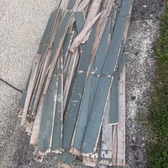 Broken down garden fence - wood