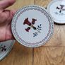 Set of ceramic coasters folk flowers NEW Image 3