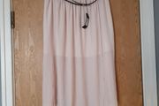 New River  Island  Light Pink Sheer Skirt. S.12