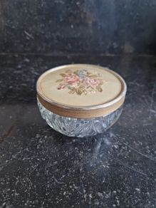 vintage glass pot