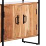 4-Tier Bookcase 124x30x180 cm Solid Acacia Wood Image 7