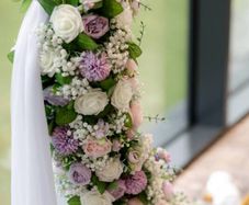 Wedding Arch & 12 Floral Centrepieces for Sale
