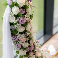 Wedding Arch & 12 Floral Centrepieces for Sale. can sell separately arch 200
