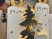 LED wooden Candles Christmas Decoration