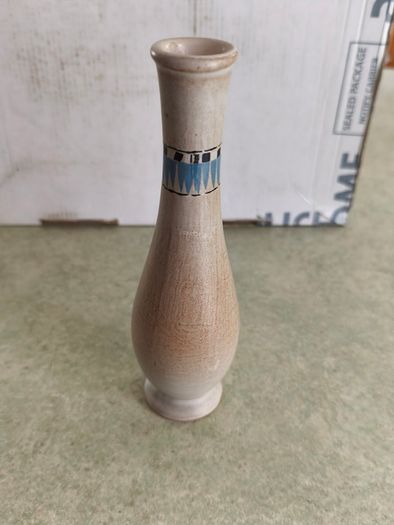 Small pottery bud vase may be Wast Germny.