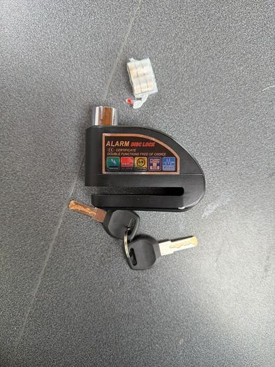 Motorbike Alarm Disc Lock
