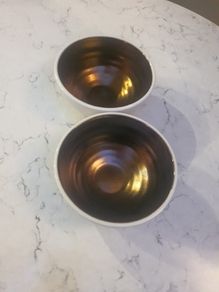 2 Marks & Spencer Bronzed Nibble Bowls