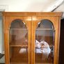 Vintage Tall Lockable Display Cabinet / Sideboard Image 3