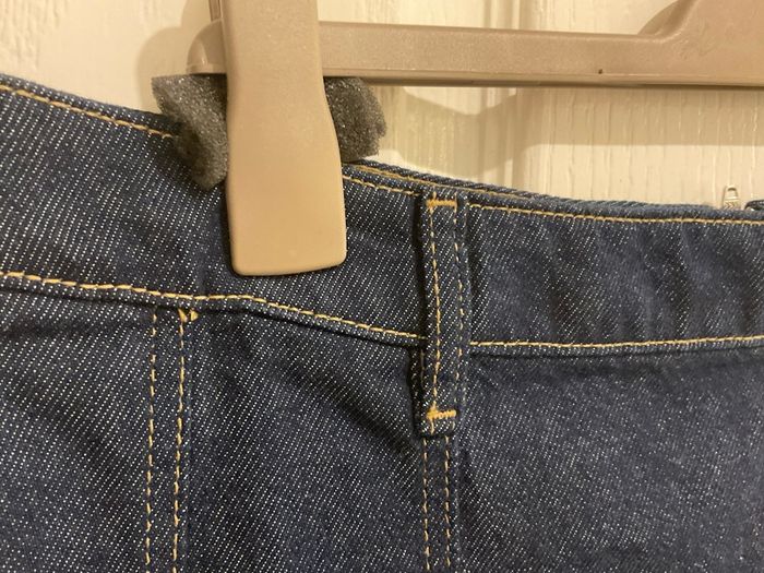 New denim pleated mini skirt MARKS AND SPENSERS