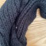 Snood - Black Knitted with Sequins Image 3