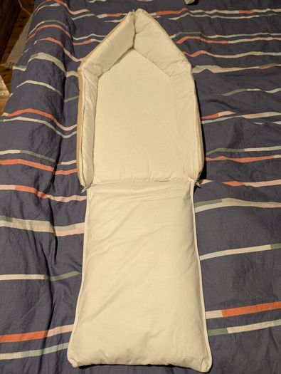 Soft Plush Baby Swaddle Nest  Newborn Sleeping Envelope Pod Beige
