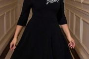 BNWT Amazing Black Dress size 20 + matching accessories available